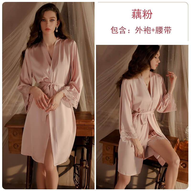 542藕粉（外袍+腰带）